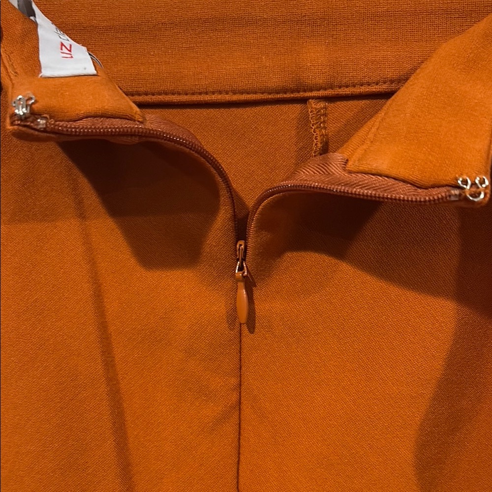 Liz Claiborne Burnt Orange Midi Skirt - Picture 4 of 7